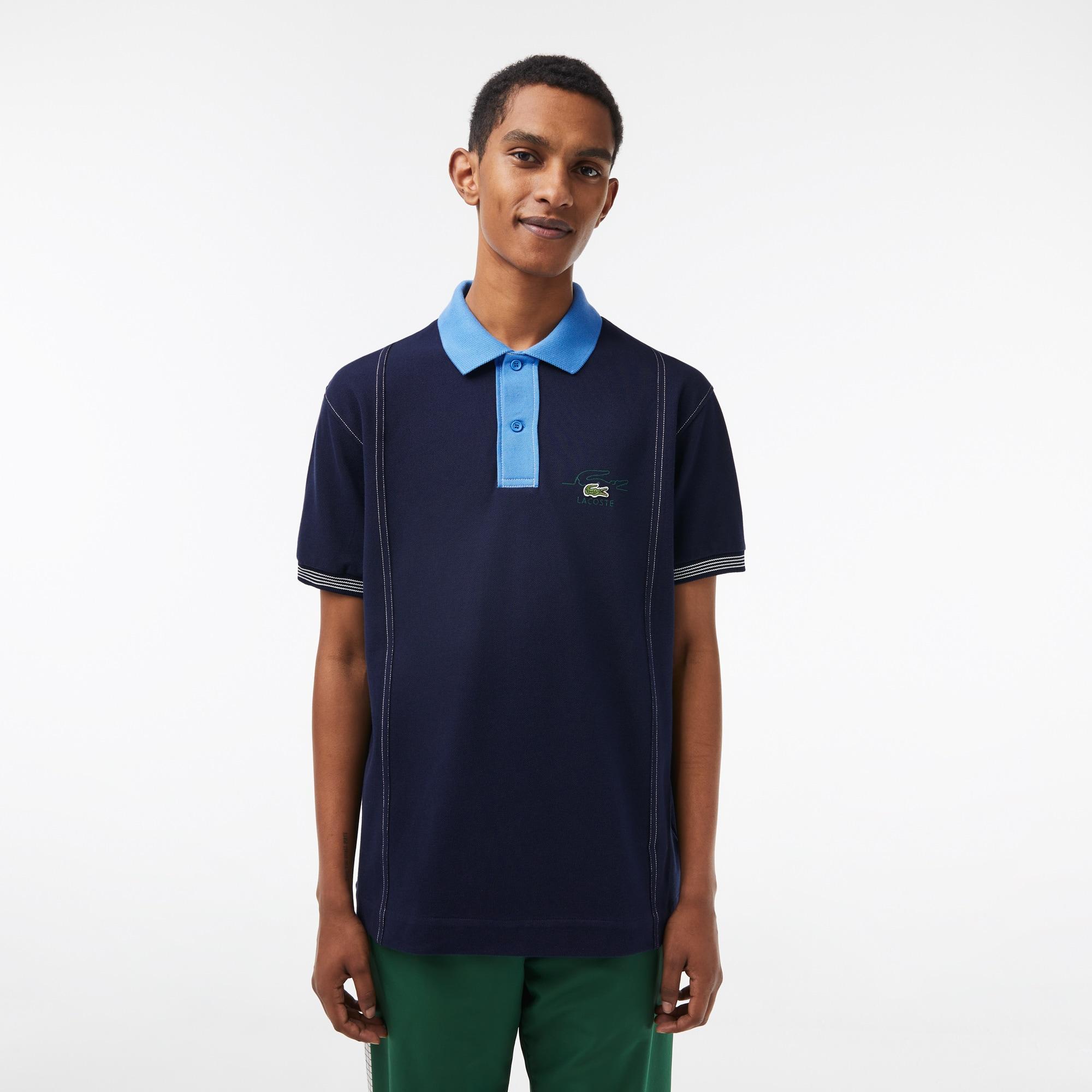 Men’s Two-Tone Organic Cotton Polo Product Image