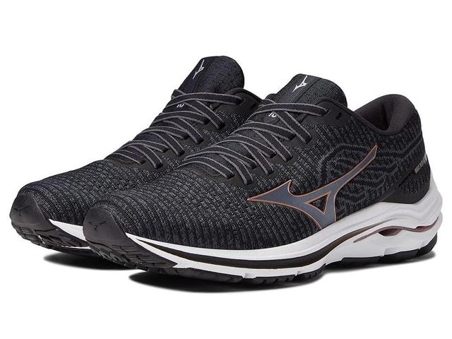 Mizuno Wave Inspire 18 Waveknit (Ebony) Women's Shoes Product Image