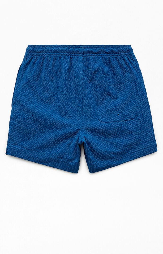 Men's Sail Seersucker 4.5" Swim Trunks Product Image