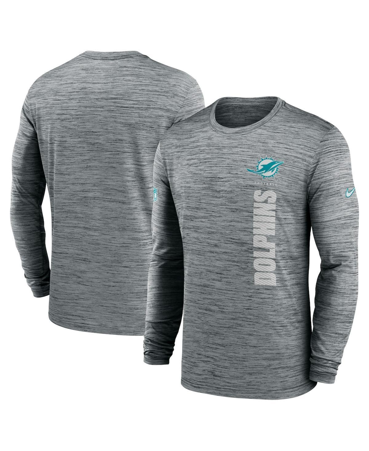 Minnesota Vikings Sideline Velocity Men's Nike Dri-FIT NFL Long-Sleeve T-Shirt Product Image