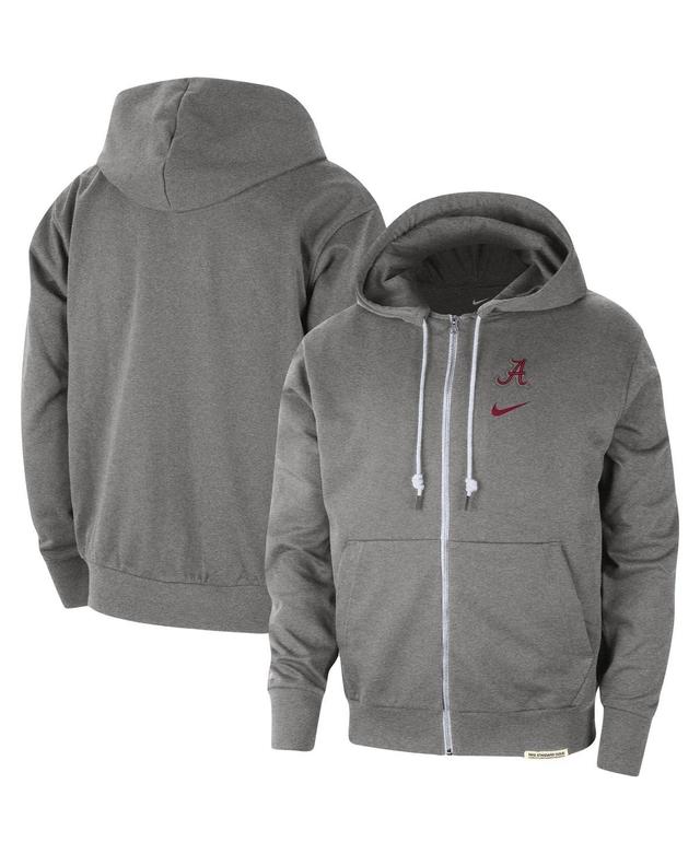 Mens Nike Heather Gray Alabama Crimson Tide Standard Issue Player Performance Full-Zip Hoodie Product Image