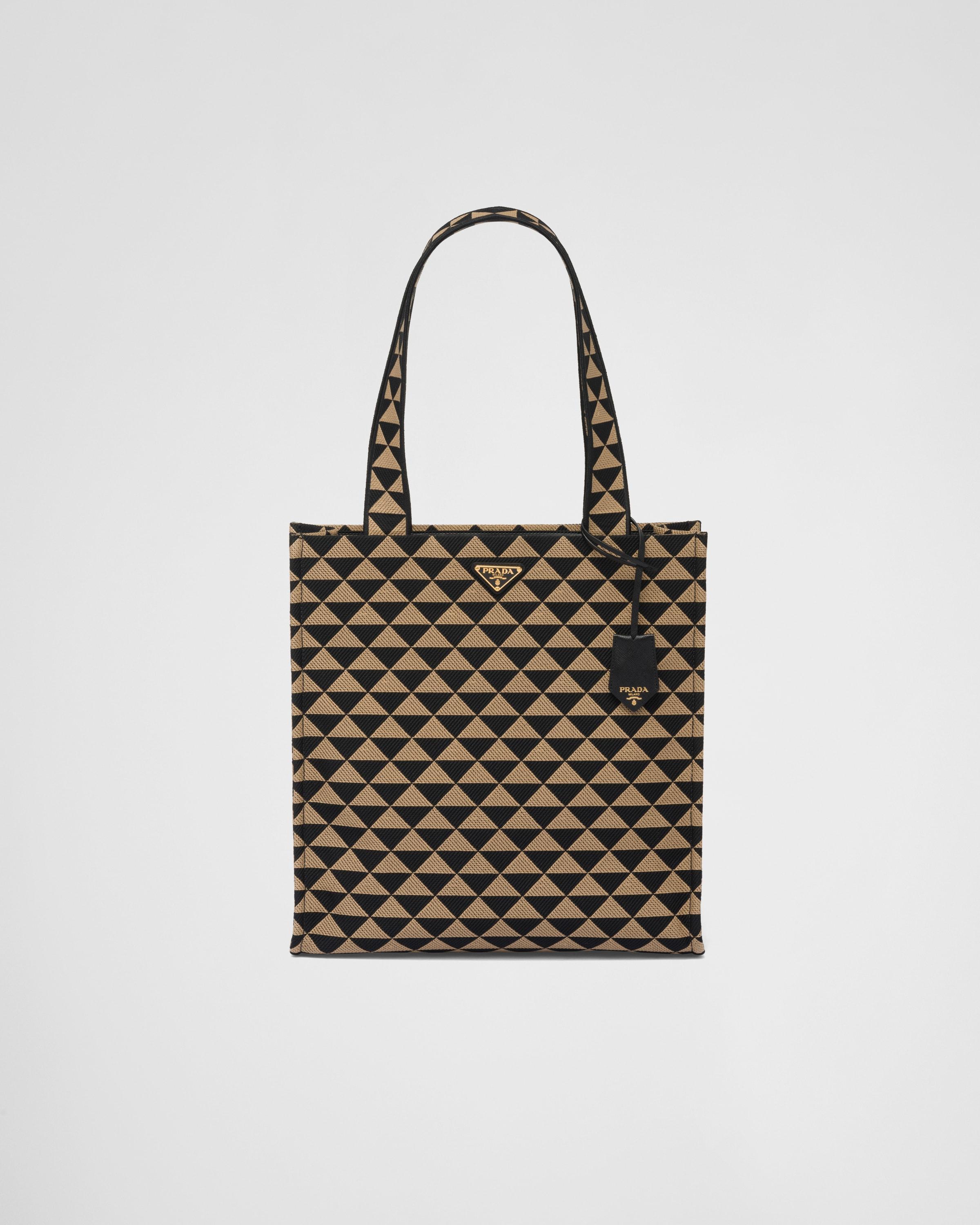 Prada Symbole bag in embroidered fabric Product Image