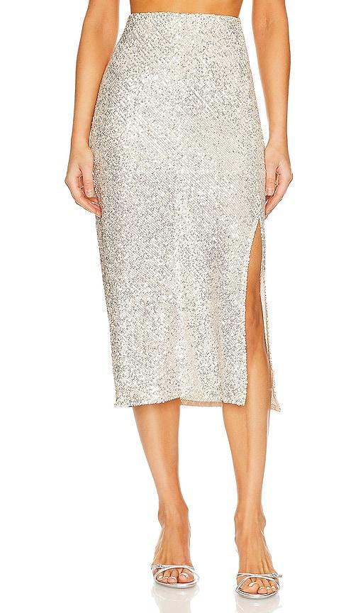 Sequin Bias Skirt Product Image