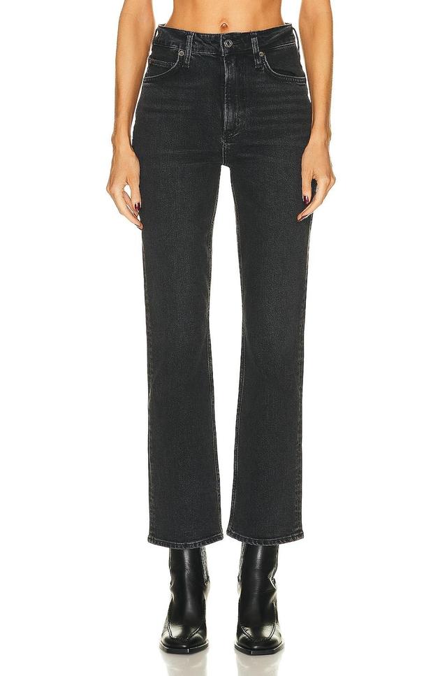 AGOLDE Vintage High Rise Bootcut in Black. Size 23, 24, 29, 32, 34. Product Image