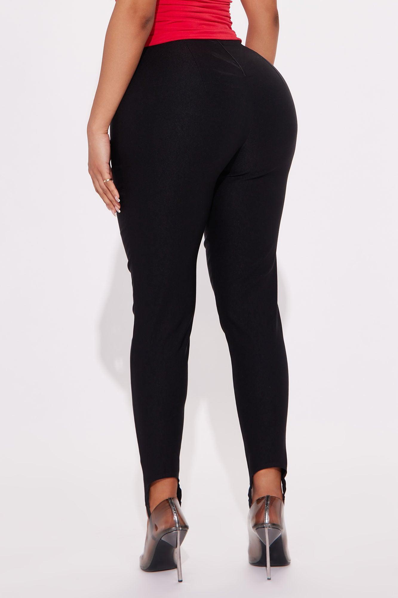 Grab A Drink Stirrup Pant - Black Product Image