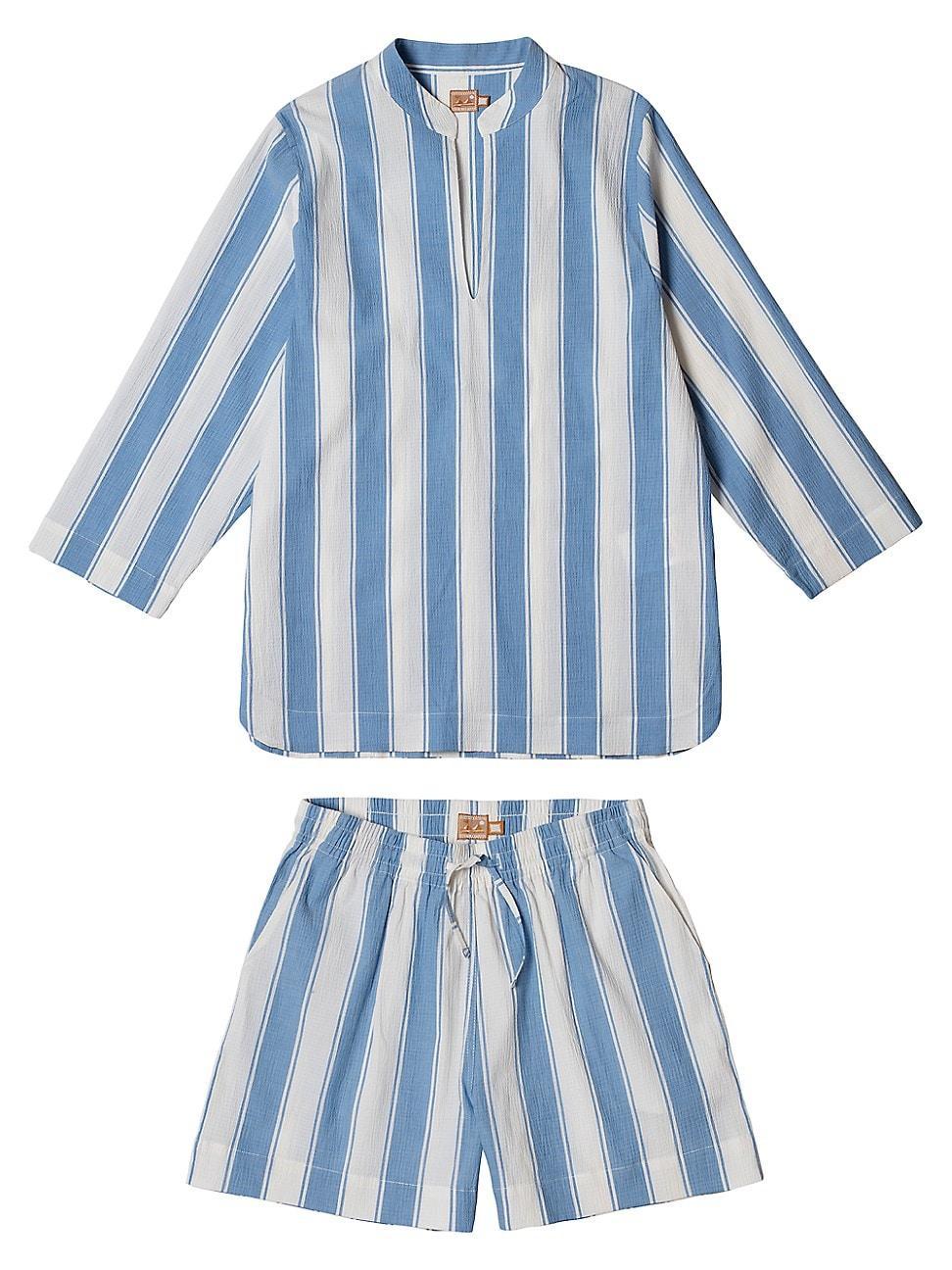 Womens Boat Striped Short Pajama Set Product Image