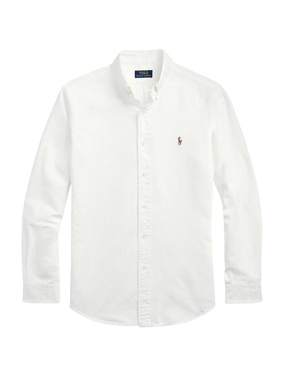 Mens Garment-Dyed Classic-Fit Oxford Shirt Product Image