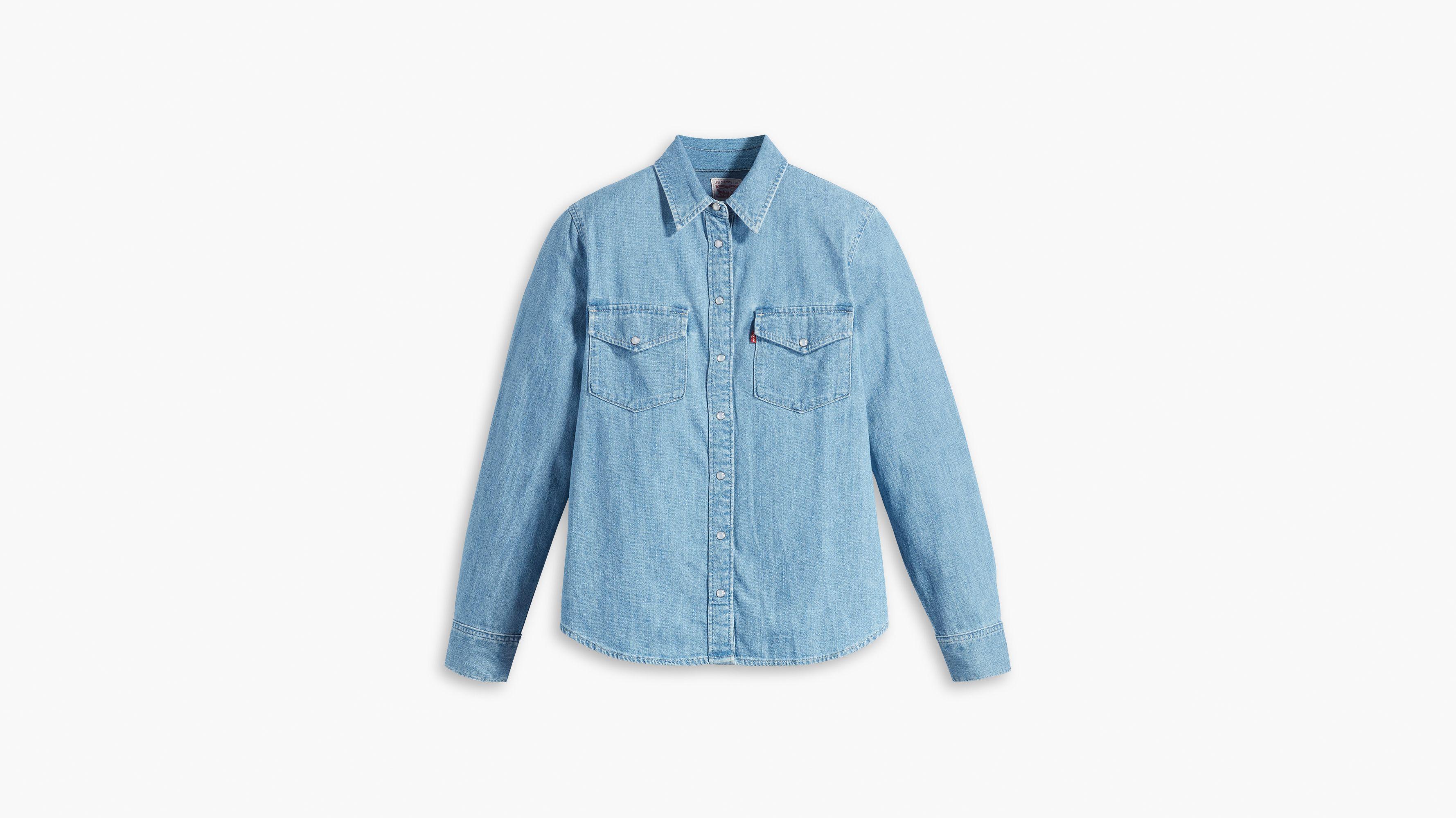 Iconic Western Denim Shirt Product Image