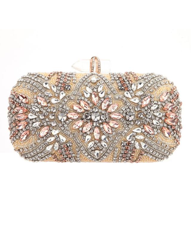 Womens Crystal Embellished Minaudiere Product Image