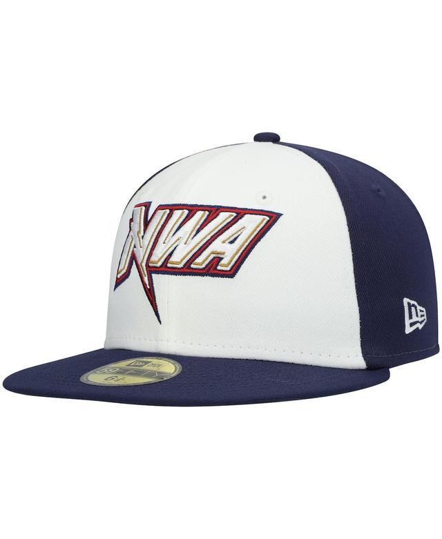 Mens New Era White Northwest Arkansas Naturals Authentic Collection Team Alternate 59FIFTY Fitted Hat Product Image