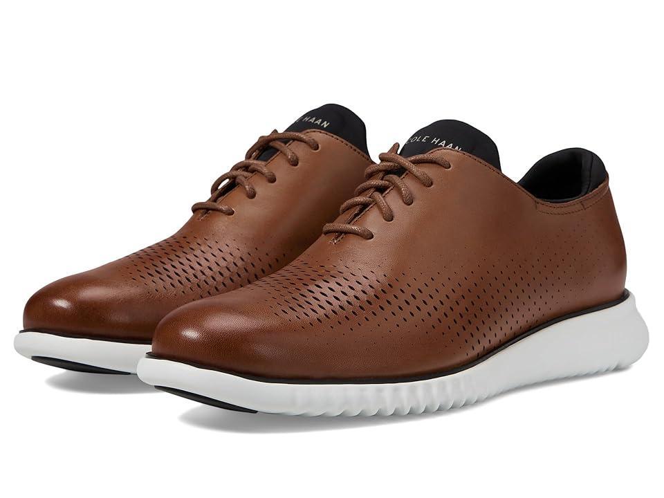 Cole Haan Mens 2.ZERGRAND Leather Laser Cut Wingtip Oxfords Product Image