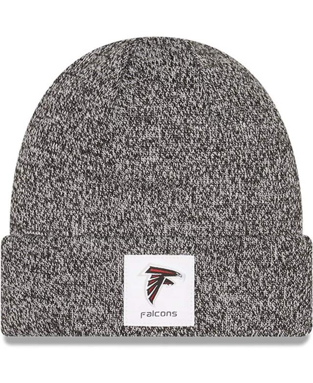 Mens New Era Heathered Black Atlanta Falcons Hamilton Cuffed Knit Hat Product Image