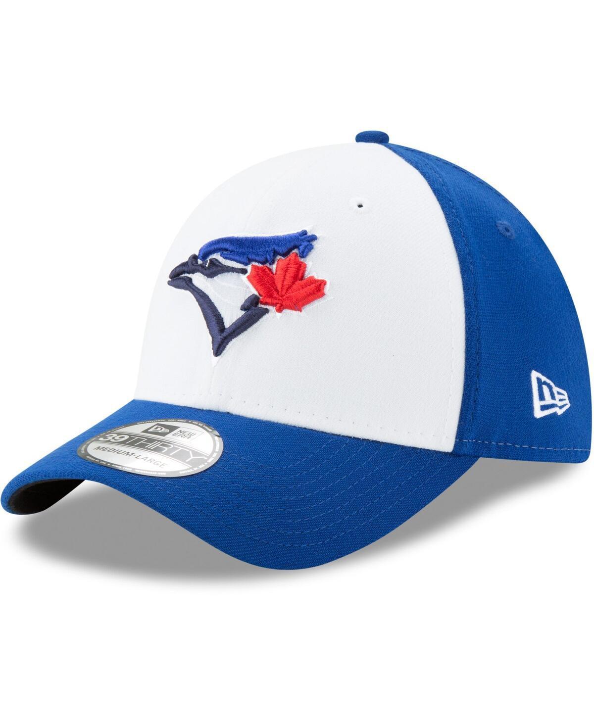 New Era Mens White Toronto Blue Jays Alternate 3 Team Classic 39THIRTY Flex Hat - White Product Image