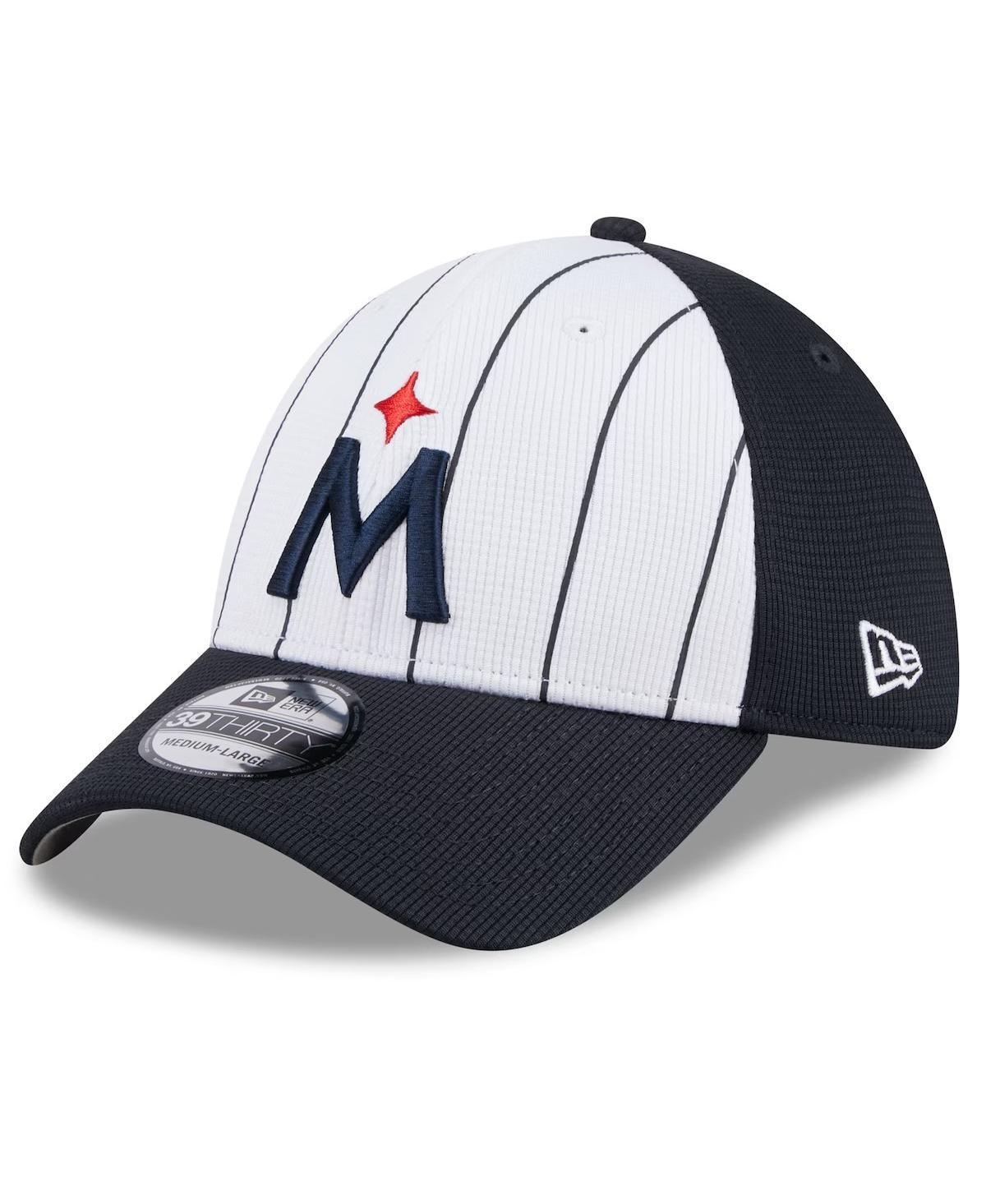 New Era Mens White Minnesota Twins 2024 Batting Practice 39THIRTY Flex Hat Product Image