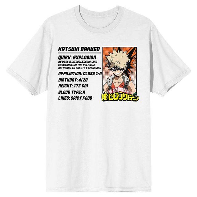 Mens My Hero Academia Katsuki Tee Product Image