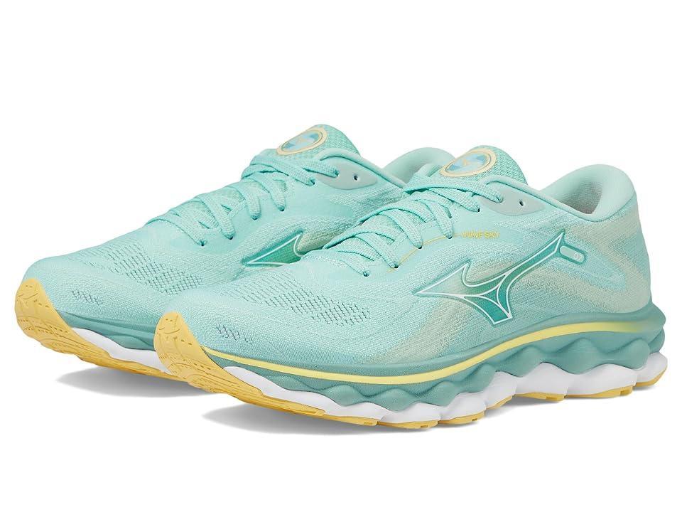 Mizuno Wave Sky 7 (Eggshell Blue Women's Shoes Product Image