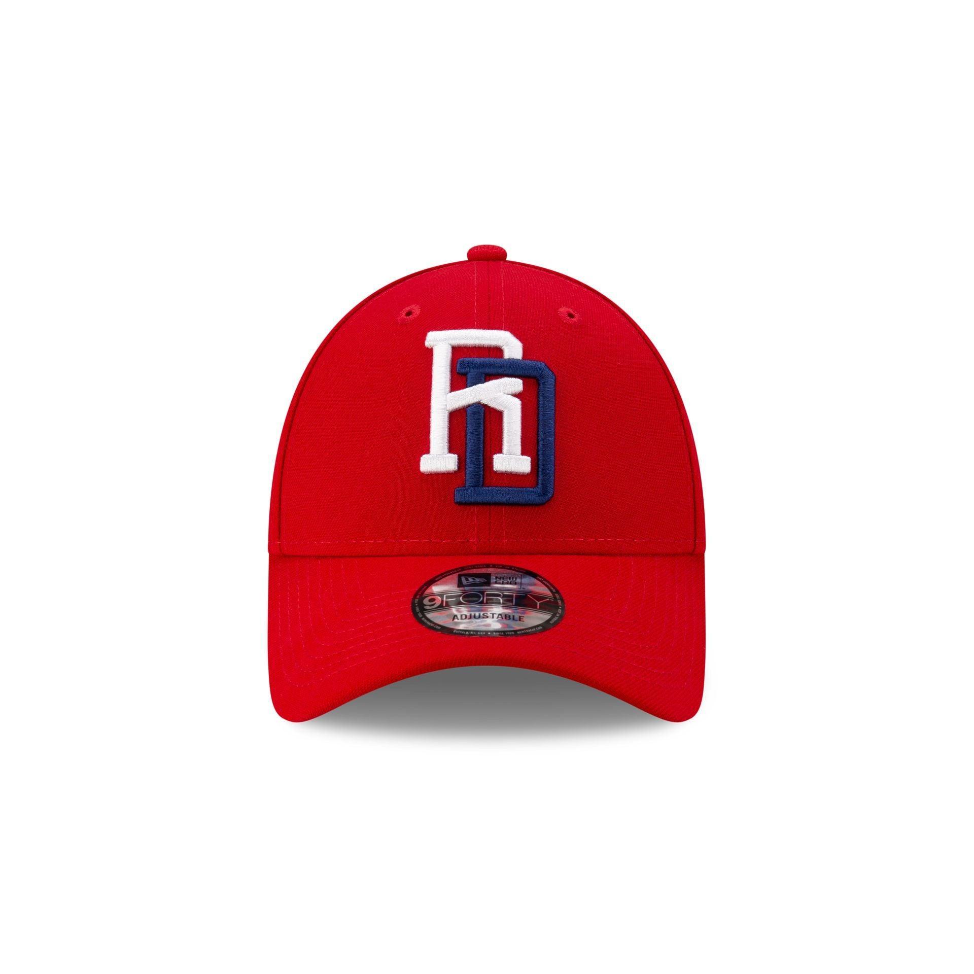 Dominican Republic Red 9FORTY Snapback Hat Male Product Image