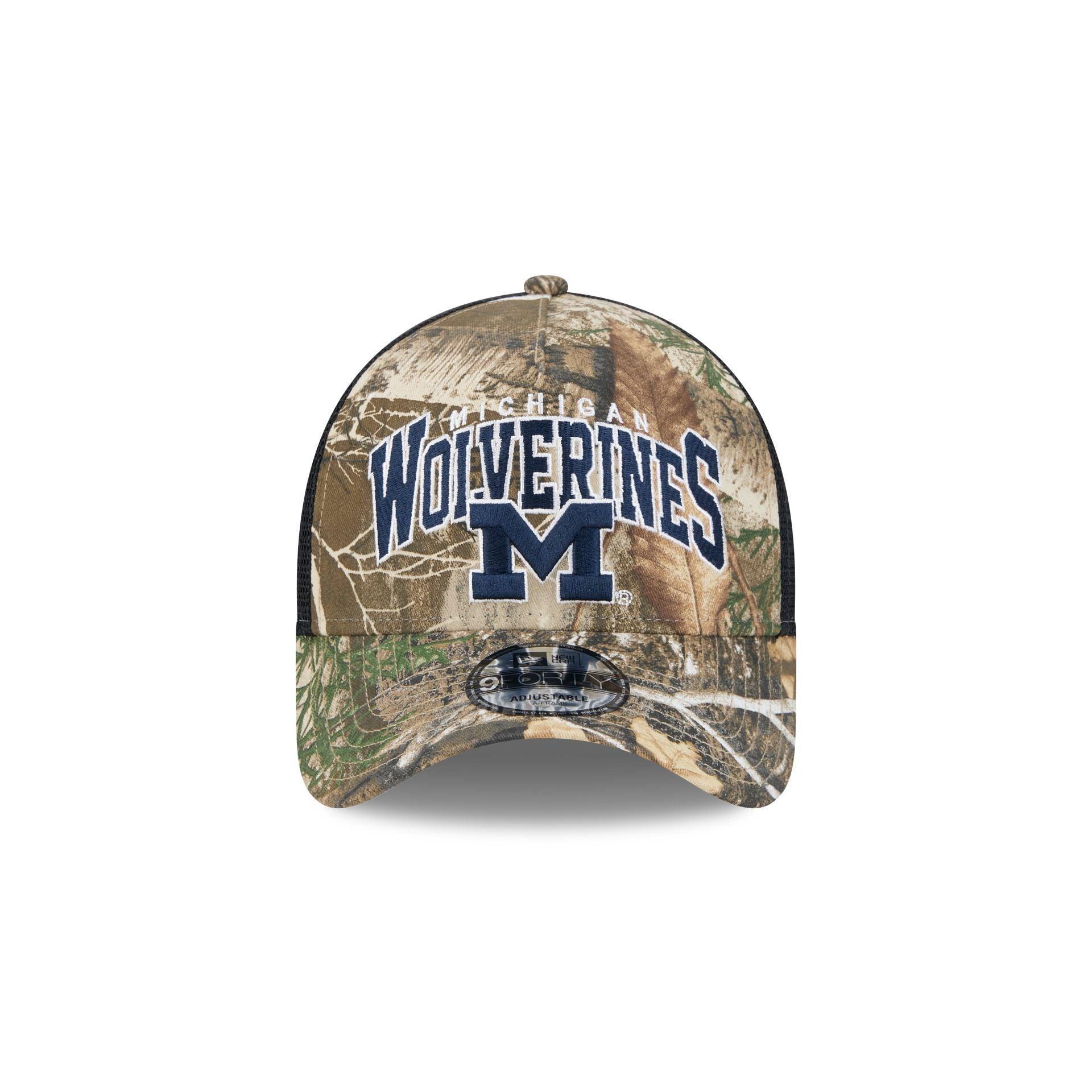 Michigan Wolverines Active 9FORTY A-Frame Trucker Hat Male Product Image