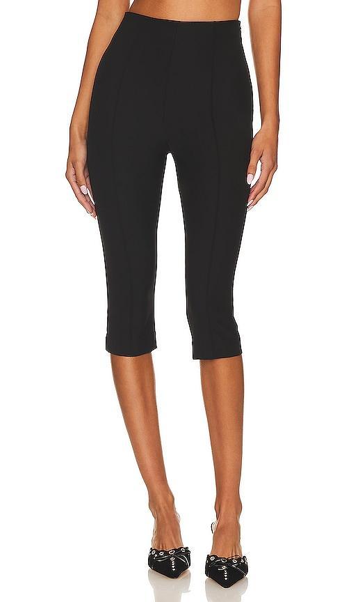 Lovers and Friends Cindy Cropped Capri Pant in Black Product Image