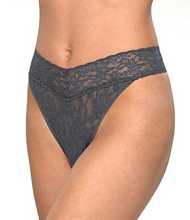 Hanky Panky Womens Daily Lace Original Rise Thong 771101 Product Image