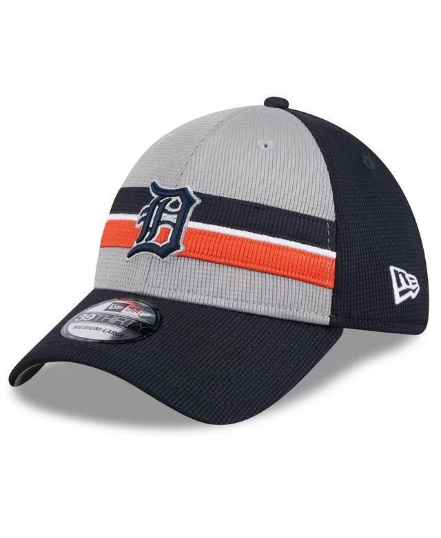 Mens New Era Gray Detroit Tigers 2024 Batting Practice 39THIRTY Flex Hat Product Image