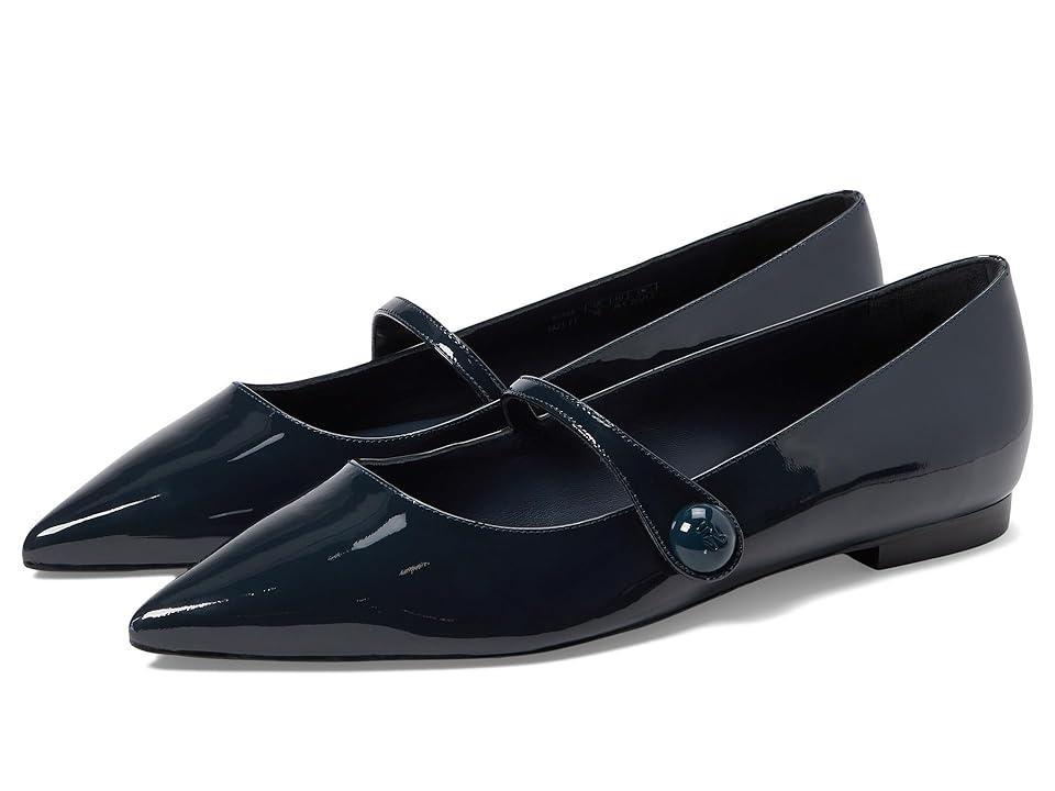 Stuart Weitzman SW Mary Jane Flat (Nice Blue) Women's Shoes Product Image