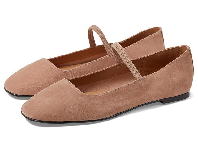 Madewell The Greta Ballet Flat In Suede (Warm Sand) Women's Shoes Product Image