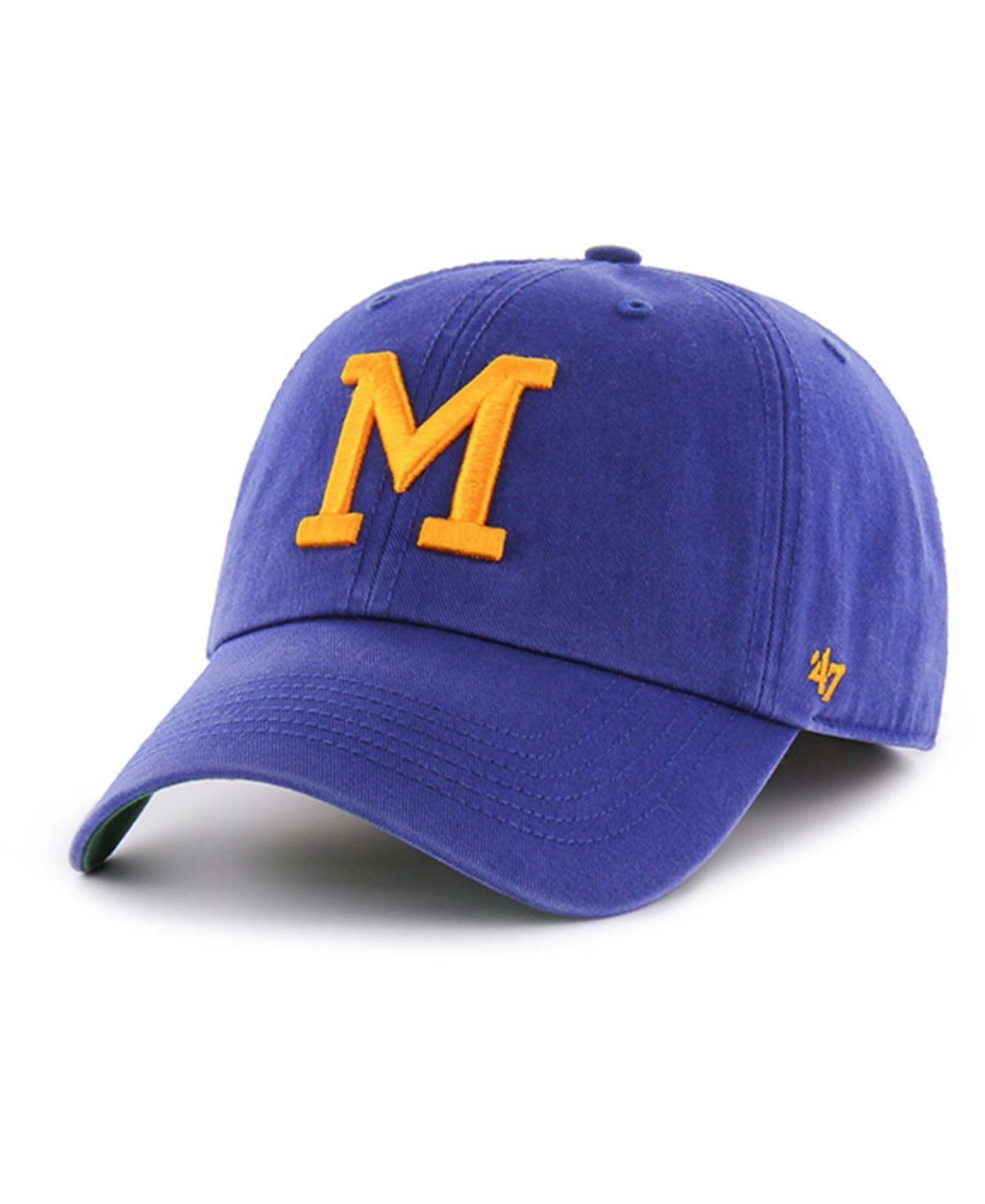 Mens 47 Royal Milwaukee Brewers Cooperstown Collection Franchise Logo Fitted Hat Product Image