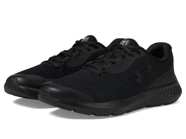 Under Armour Boys Under Armour Charged Rogue 4 - Boys Grade School Running Shoes Black/Black/Black Product Image