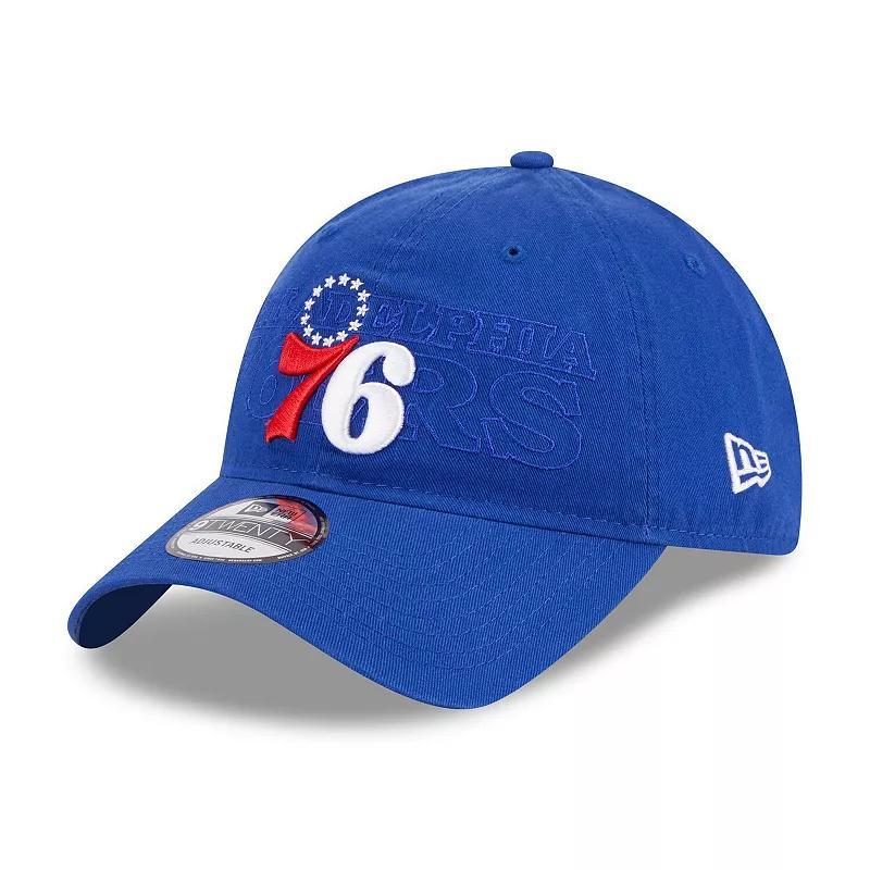 Mens New Era Royal Philadelphia 76ers 2023 NBA Draft 9TWENTY Adjustable Hat Product Image