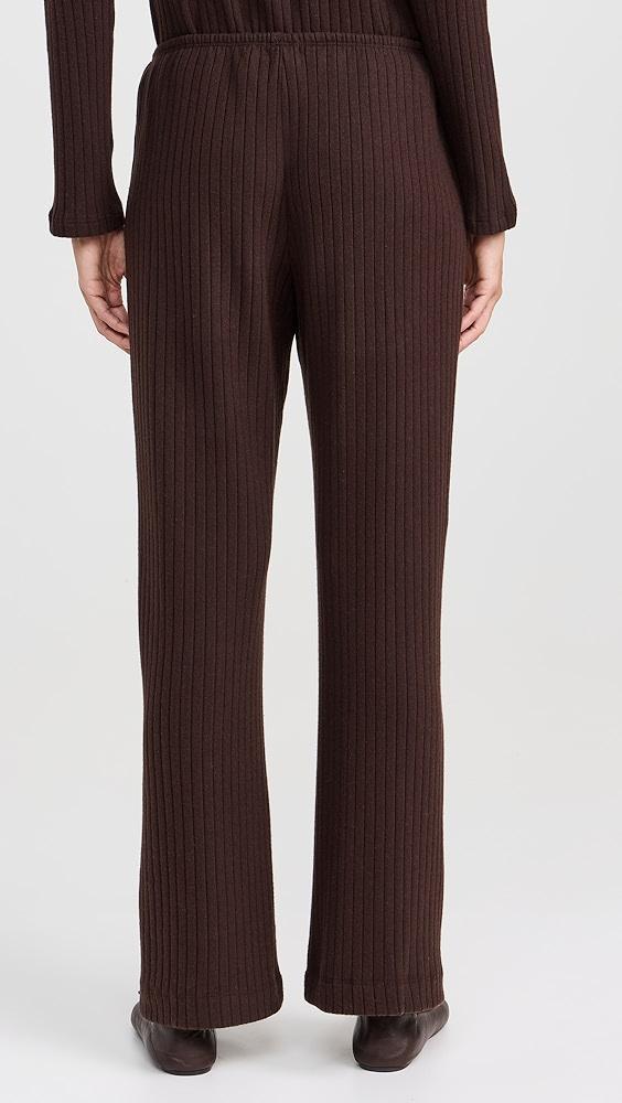 DONNI. The Sweater Rib Simple Pants | Shopbop Product Image