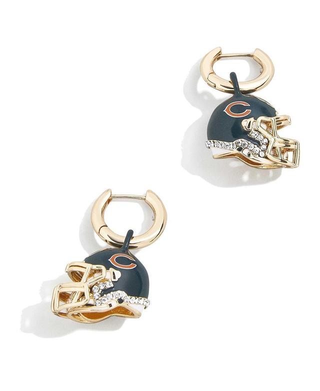 Womens Baublebar Chicago Bears Helmet Huggie Earrings Product Image