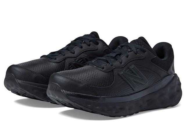 New Balance Fresh Foam X 840v1 Leather Black) Men's Walking Shoes Product Image