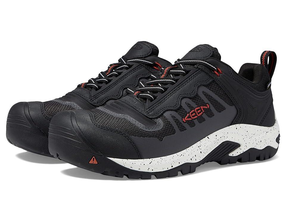 KEEN Utility Reno KBF Waterproof (Comp Toe) Clay/Black) Men's Shoes Product Image