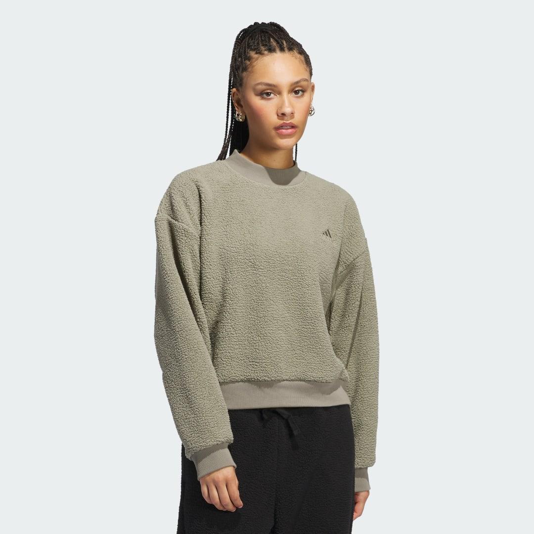 adidas Coze Pullover Alumina XL Womens Product Image