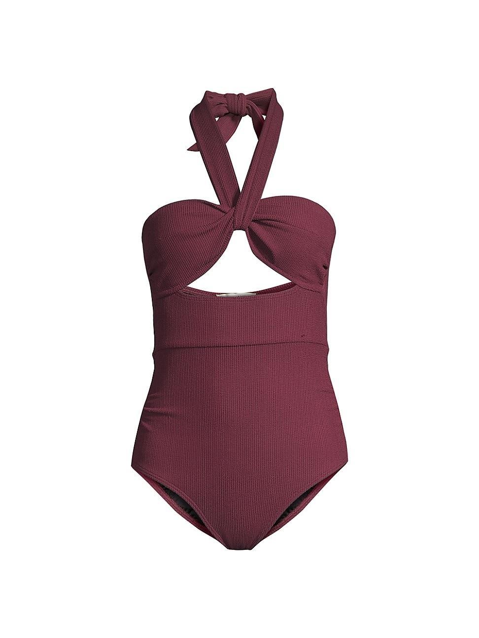 Womens Ella Twist-Front One-Piece Swimsuit Product Image