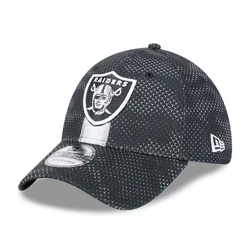 Mens New Era Black Las Vegas Raiders 2024 Sideline 39THIRTY Flex Hat Product Image