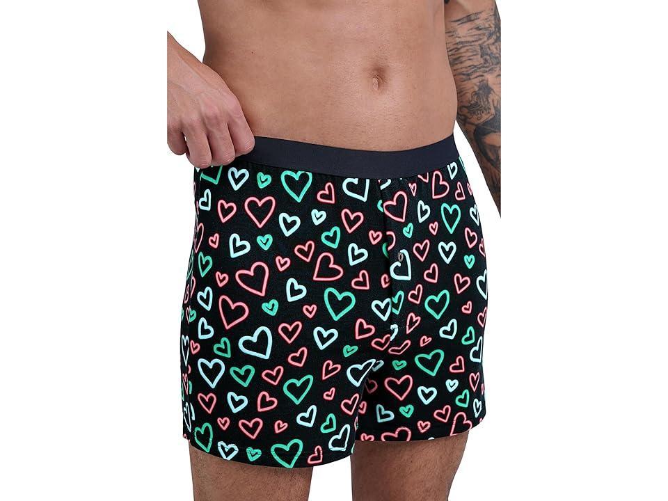 MeUndies Boxer (Electric Hearts) Men's Underwear Product Image