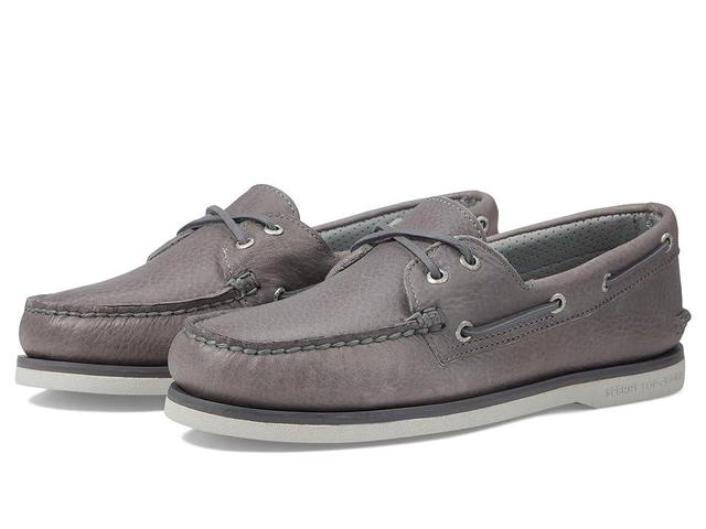 Sperry Gold A/O 2-Eye Tumbled (Grey) Men's Shoes Product Image