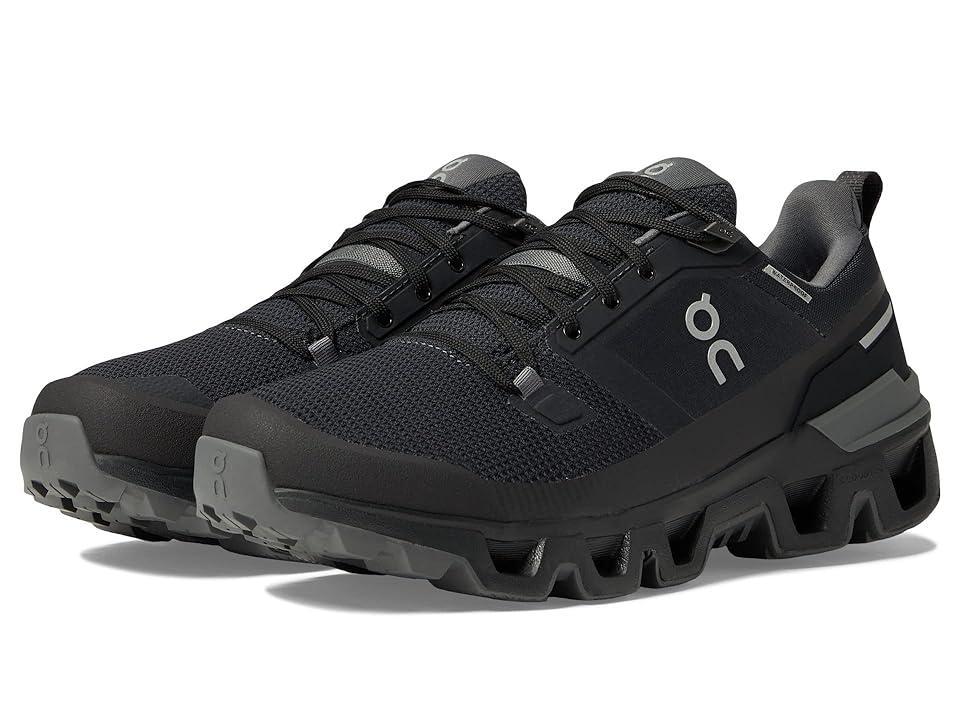 On Cloudwander Waterproof (Black/Eclipse) Women's Shoes Product Image