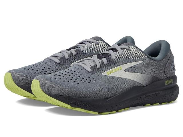 Brooks Ghost 16 (Primer/Grey/Lime) Men's Shoes Product Image