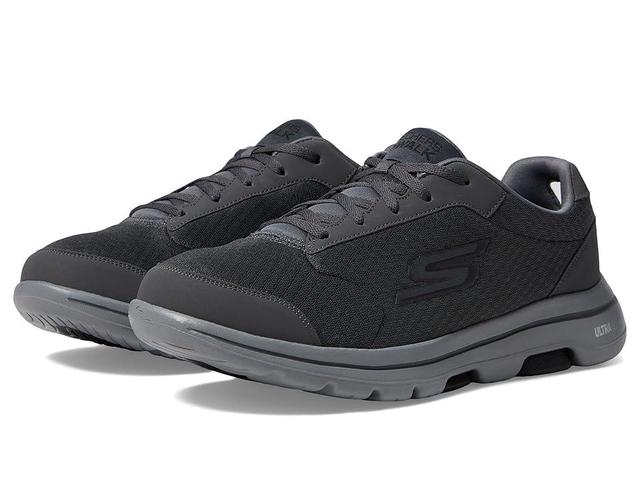 SKECHERS Performance Go Walk 5 - Qualify (Charcoal Men's Shoes Product Image