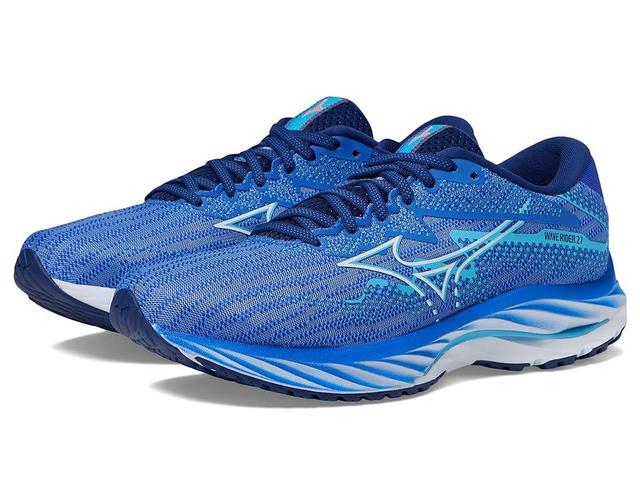 Mizuno Wave Rider 27 (Ultramarine/White) Women's Shoes Product Image