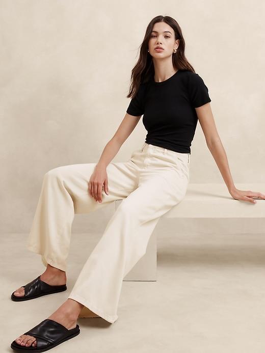 Ultra High-Rise Wide-Leg Trouser Jean Product Image