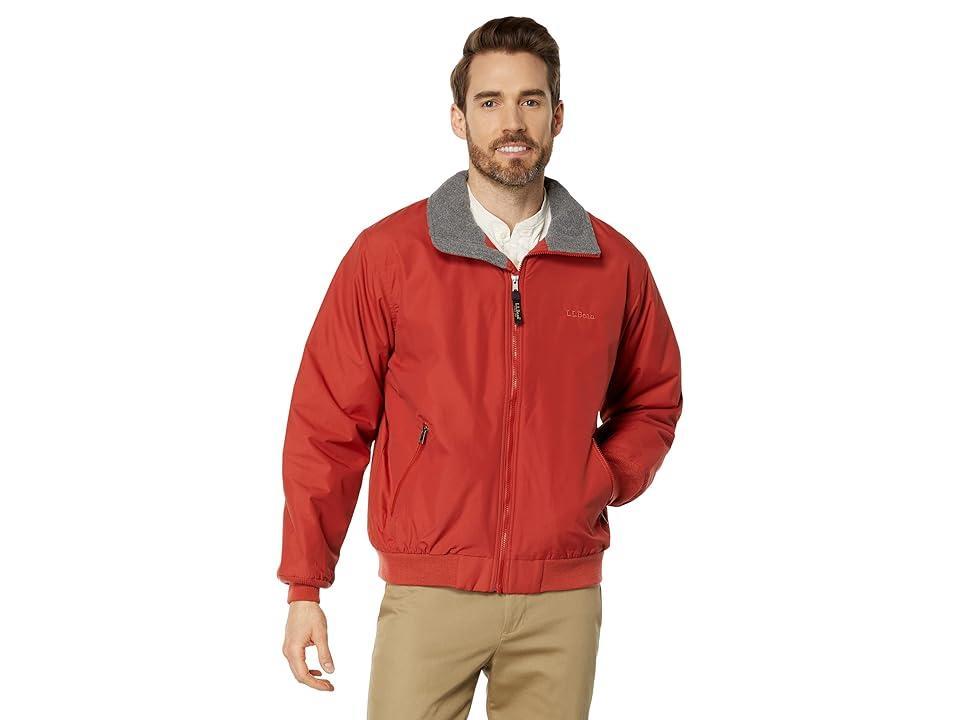 L.L.Bean Warm-Up Jacket Regular (Rust Orange) Men's Jacket Product Image