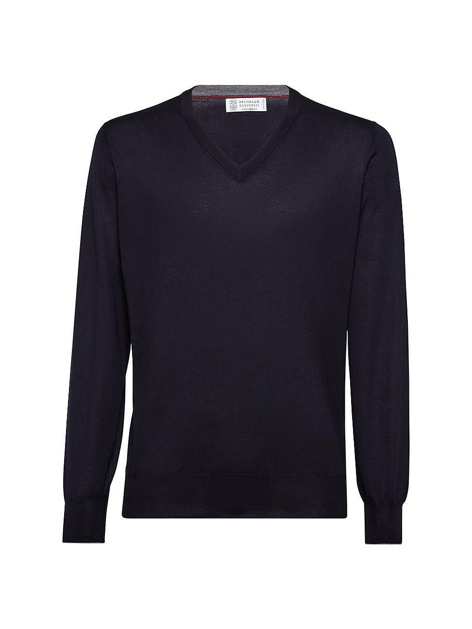 Mens Cashmere And Silk Lightweight Sweater Product Image