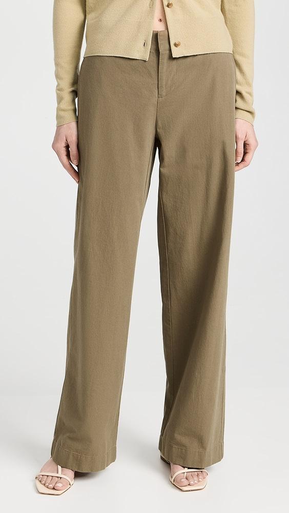 Vince Cotton Wide Leg Pants | Shopbop Product Image