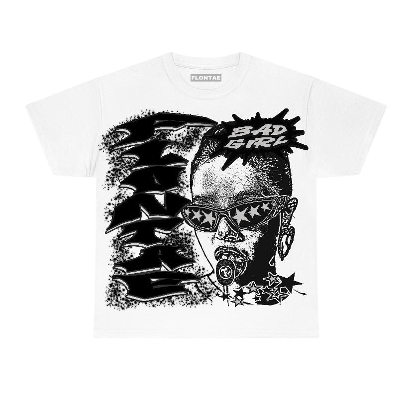 85 Metallic Black 1s Low Flontae T-Shirt Baddie Graphic Product Image