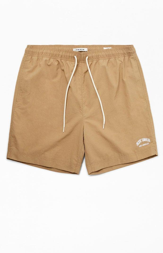 Men's Nylon Collegiate 6.5" Swim Trunks - Product Image