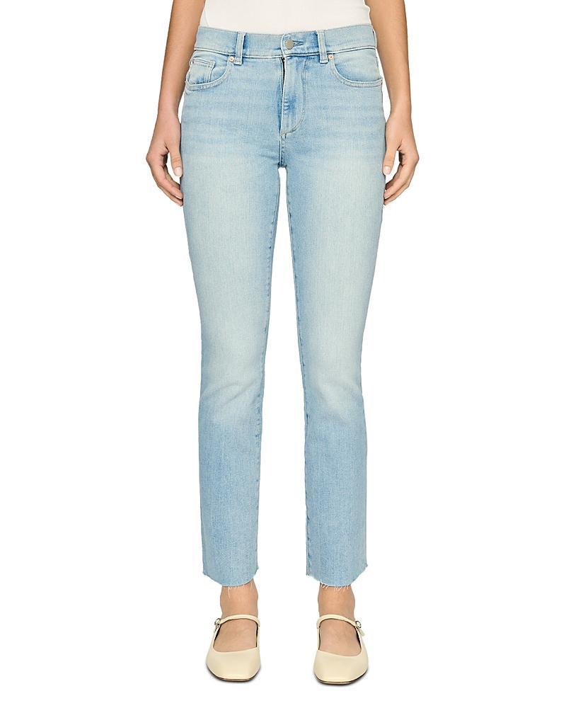 DL1961 Mara High Rise Ankle Straight Jeans in Fountain Product Image